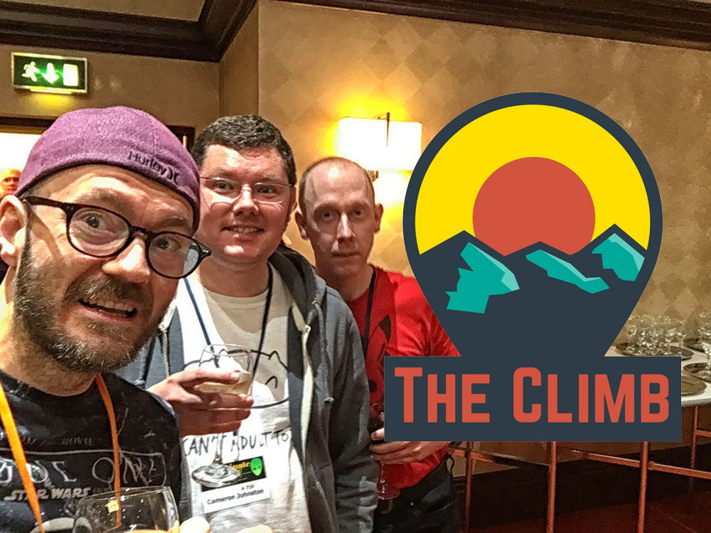 The Drunken Ramblings of A Man At Eastercon – The Climb #83